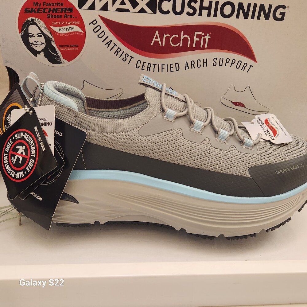 Skechers Work: Max Cushioning Arch Fit 2.0 Slip-Resistant - Nixx. NIB. Size 8.5
